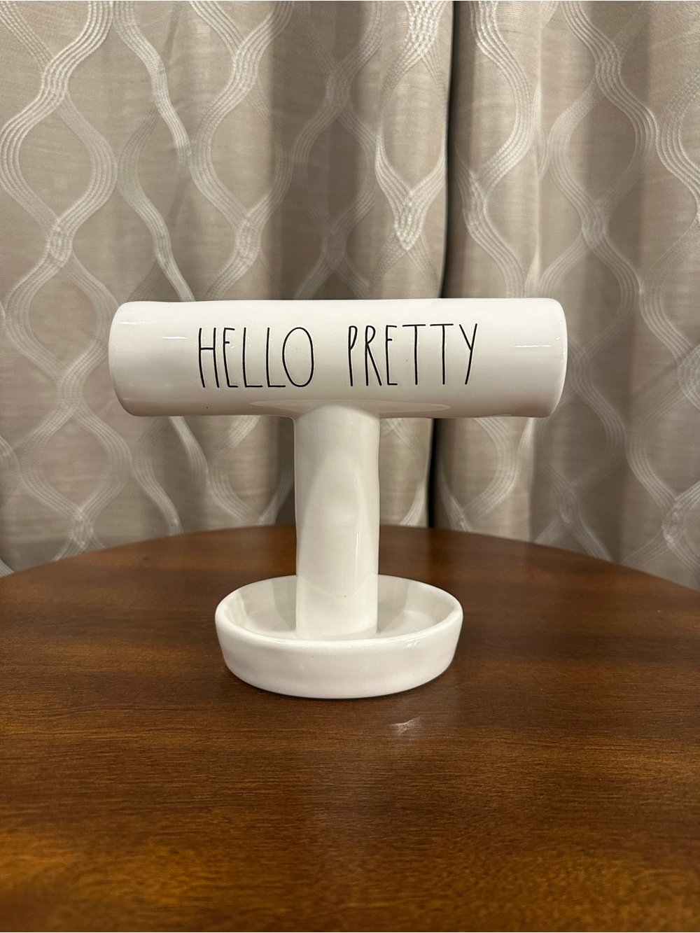Rae Dunn "HELLO PRETTY" Jewelry Stand Organizer